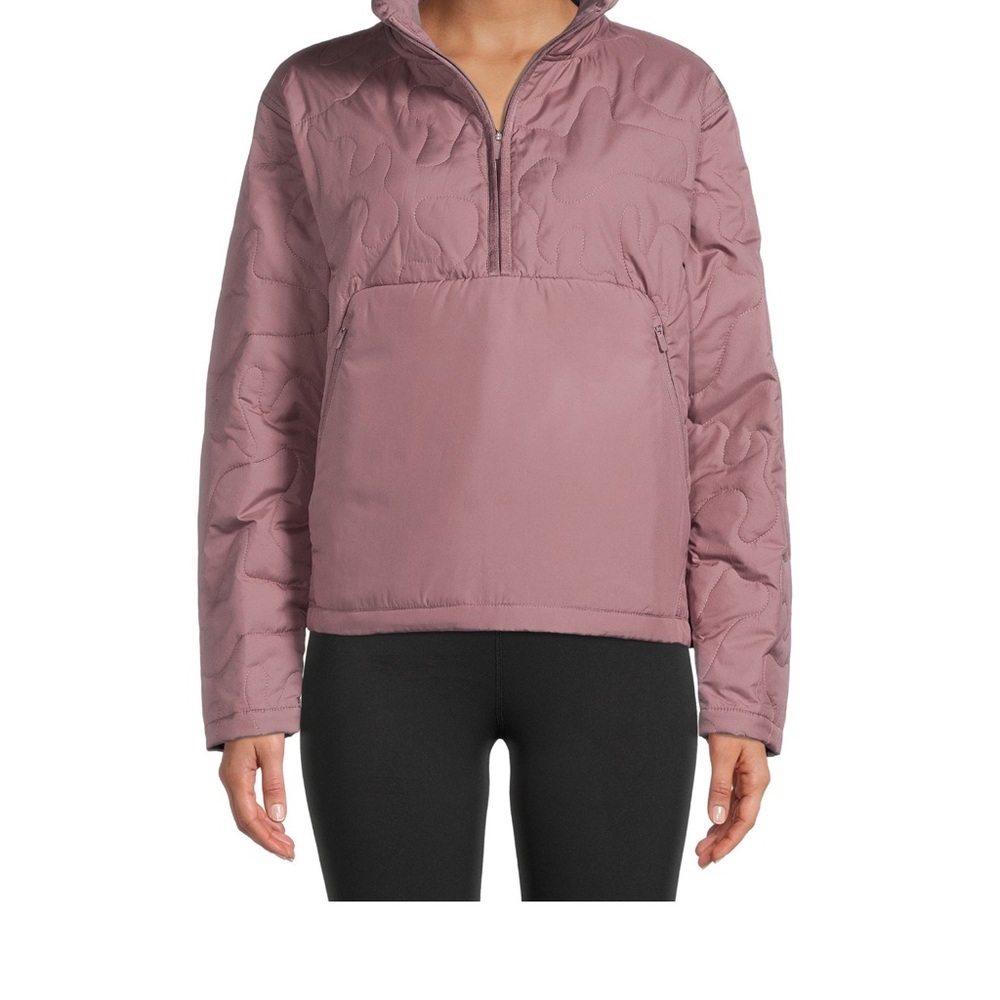 Avia Women's Quilted Mock Neck Quarter Zip Jacket Size XL